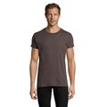 Camiseta Entallada Hombre Algodón Gris Oscuro M