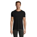 Camiseta Entallada Hombre Algodón Negro Profundo S