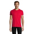 Camiseta Entallada Hombre Algodón Rojo S