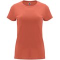 Camiseta entallada de manga corta con cuello redondo Coral M