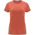 Camiseta entallada de manga corta con cuello redondo Coral Xl