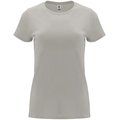 Camiseta entallada de manga corta con cuello redondo Gris Piedra M