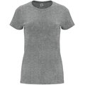 Camiseta entallada de manga corta con cuello redondo Gris Vigore M