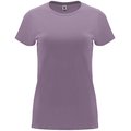 Camiseta entallada de manga corta con cuello redondo Lavanda 3Xl
