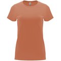 Camiseta entallada de manga corta con cuello redondo NARANJA GREEK 3XL