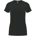 Camiseta entallada de manga corta con cuello redondo Plomo Oscuro Xl