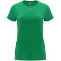 Camiseta entallada de manga corta con cuello redondo VERDE KELLY 2XL