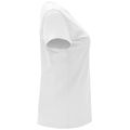Camiseta entallada de manga corta con cuello redondo