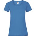 Camiseta entallada mujer 100% algodón Azur Blue S