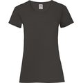Camiseta entallada mujer 100% algodón Black M