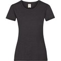 Camiseta entallada mujer 100% algodón Dark Heather Grey S
