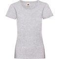 Camiseta entallada mujer 100% algodón Heather Grey S