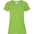 Camiseta entallada mujer 100% algodón Lime Xs
