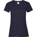 Camiseta entallada mujer 100% algodón Navy XXL