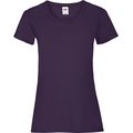 Camiseta entallada mujer 100% algodón Purple Xl