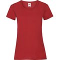 Camiseta entallada mujer 100% algodón Red XXL
