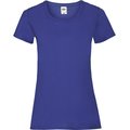 Camiseta entallada mujer 100% algodón Royal Blue L