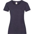 Camiseta entallada mujer 100% algodón Vintage Heather Navy S