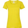 Camiseta entallada mujer 100% algodón Yellow Xs