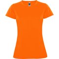 Camiseta Entallada Mujer NARANJA FLUOR XL