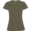 Camiseta Entallada Mujer Verde militar S
