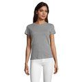 Camiseta Fit Mujer 150g Gris Jaspeado XL