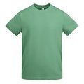 Camiseta Gruesa Algodón Hombre Menta Oscuro S