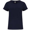 Camiseta Holgada Manga Dobladillo Marino 2XL