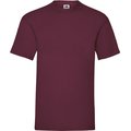Camiseta hombre algodón cuello redondo Burgundy M
