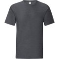 Camiseta hombre algodón peinado Dark Heather Grey Xl