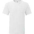 Camiseta hombre algodón peinado White 4XL