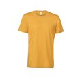 Camiseta hombre algodón poliéster Heather Mustard Xxl