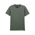 Camiseta hombre algodón preencogido Heather Military Green L
