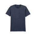 Camiseta hombre algodón preencogido Heather Navy XL