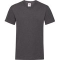Camiseta hombre cuello de pico Dark Heather Grey XXL