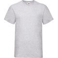 Camiseta hombre cuello de pico Heather Grey 5XL