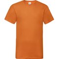 Camiseta hombre cuello de pico Orange L