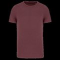 Camiseta hombre cuello redondo algodón 100% Vintage Marsala 3XL