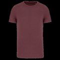 Camiseta hombre cuello redondo algodón 100% Vintage Marsala L