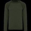 Camiseta hombre manga larga raglán Washed Organic Khaki Xl