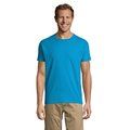 Camiseta Hombre Tubular 100% Algodón Aqua XS