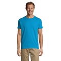 Camiseta Hombre Tubular 100% Algodón Aqua XXL
