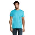 Camiseta Hombre Tubular 100% Algodón Azul Atolón Xl