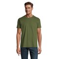Camiseta Hombre Tubular 100% Algodón Caqui Oscuro 3Xl