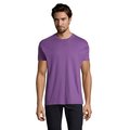 Camiseta Hombre Tubular 100% Algodón Morado Claro S