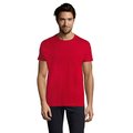 Camiseta Hombre Tubular 100% Algodón Rojo Tango S