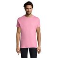 Camiseta Hombre Tubular 100% Algodón Rosa Orquídea 3Xl