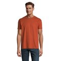 Camiseta Hombre Tubular 100% Algodón Terracota M