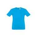 Camiseta Infantil Algodón 100% Azul aqua 12