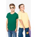 Camiseta infantil de algodón con mangas caídas
